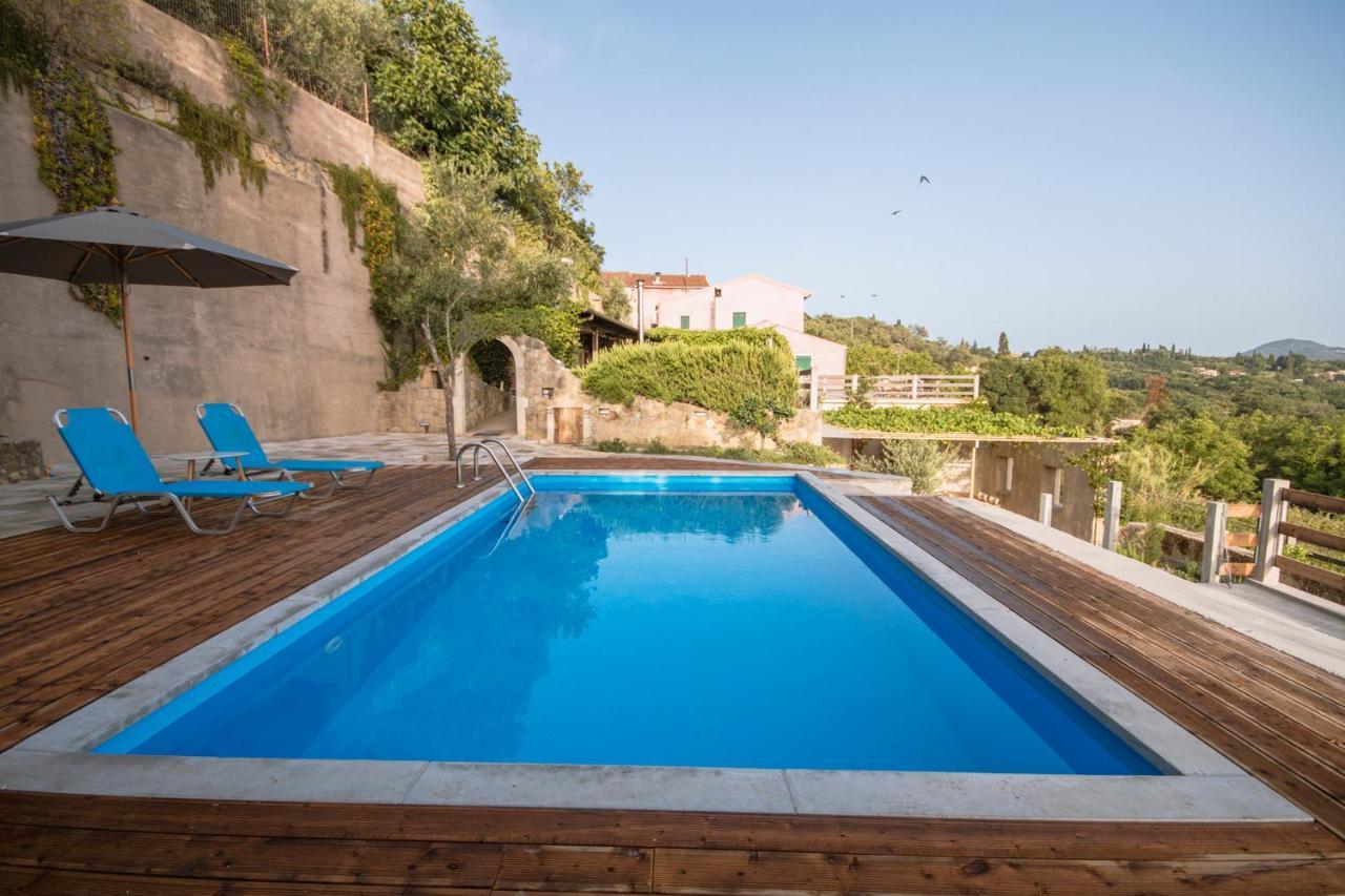Bastounion Corfu Tramezzo Designer'S Houseヴィラ エクステリア 写真